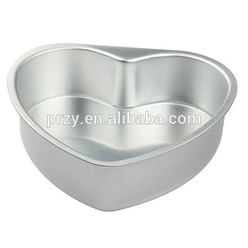 High quality heart shaped aluminium alloy microwave safe cake pan