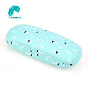 Modern Assorted Triangle Print Glasses Case for Everyday Storage