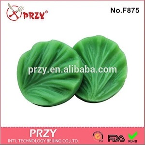 food grade silicone fondant leaf cake Mold