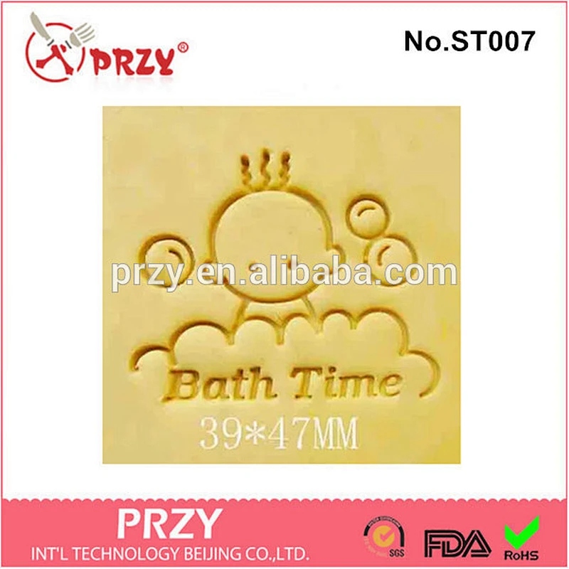 ST007 PRZY handmade diy baby design soap stamp