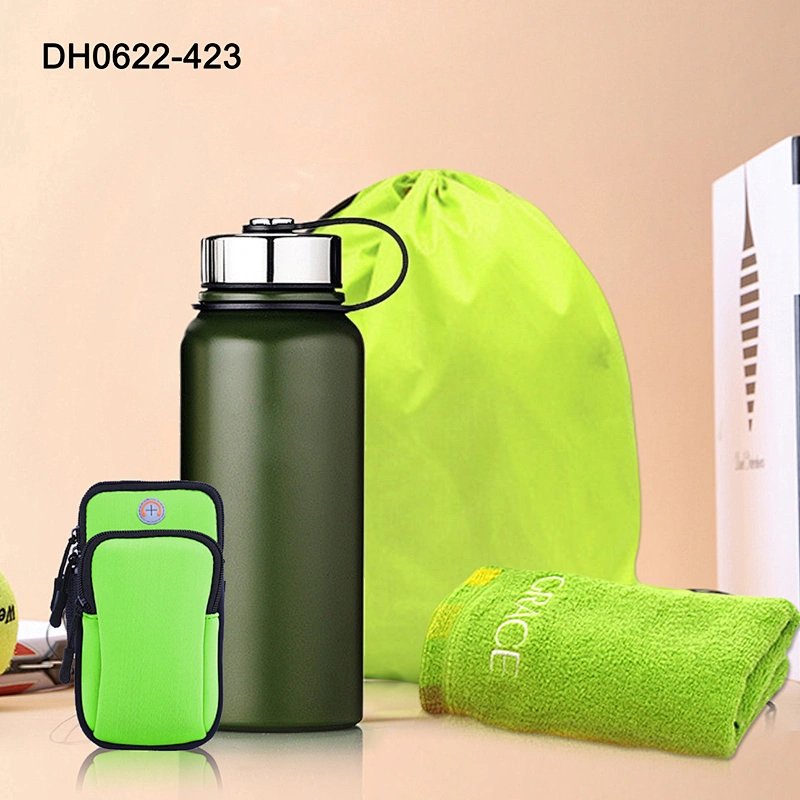 Outdoor Sports Set Bag Towel Bottle Sports Goods Set for Swimming and Running Customized Gifts