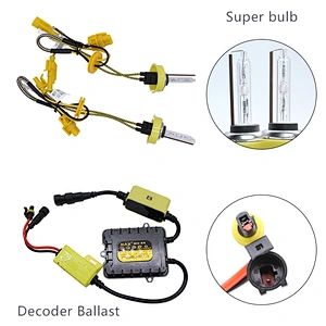 Super Bright 6000k H4 H7 H11 9005 9006 Canbus 55W 75W 100W HID Xenon Headlight Ballast Conversion Kits