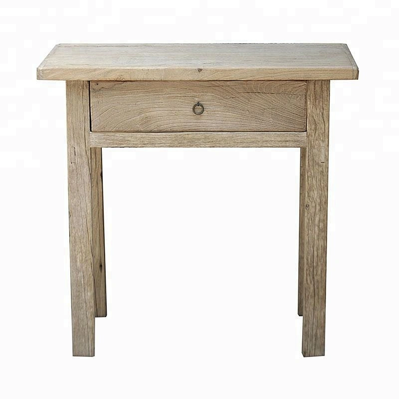 wholesale chinese antique rustic reclaimed old elm wood furniture, side table