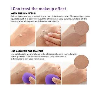 Customized Color Waterdrop Makeup Sponge Make Up Powder Puff