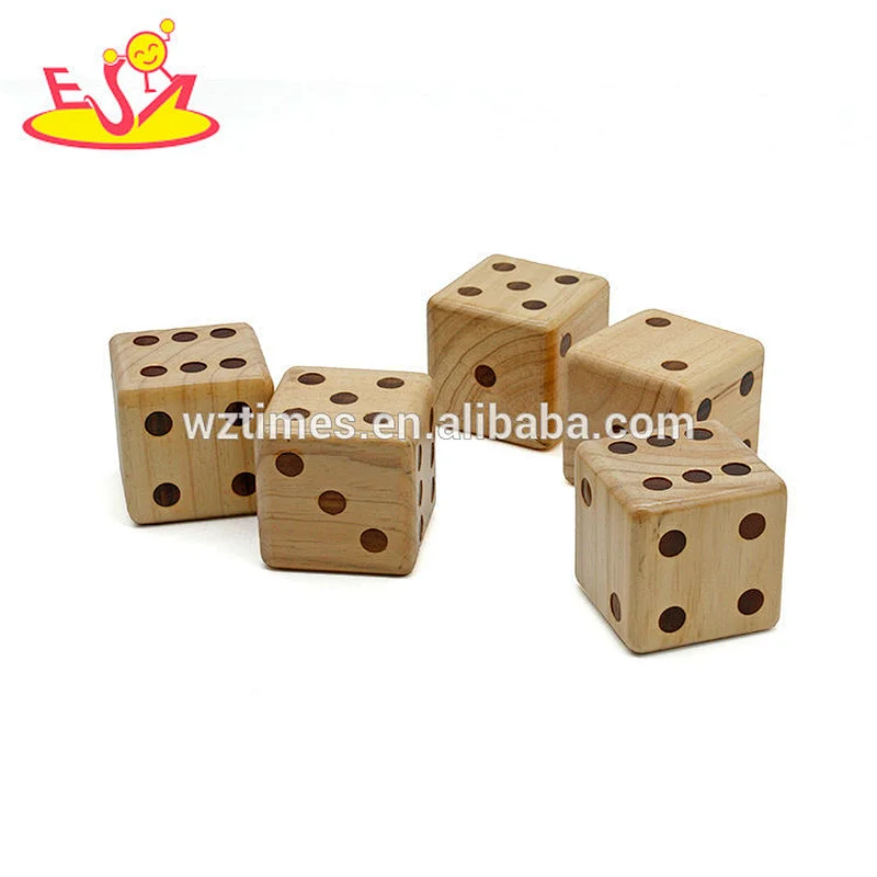 wholesale cheap funny wooden dice games for kids W01A307
