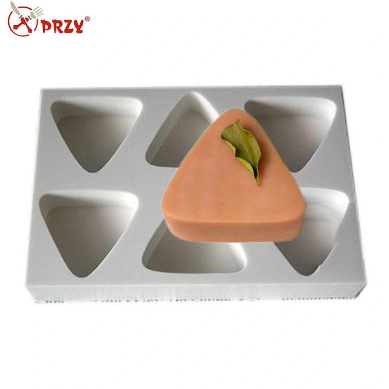 triangle 6 cavity silicone molds for soap making silicone handmade soap mold DIY soap molds