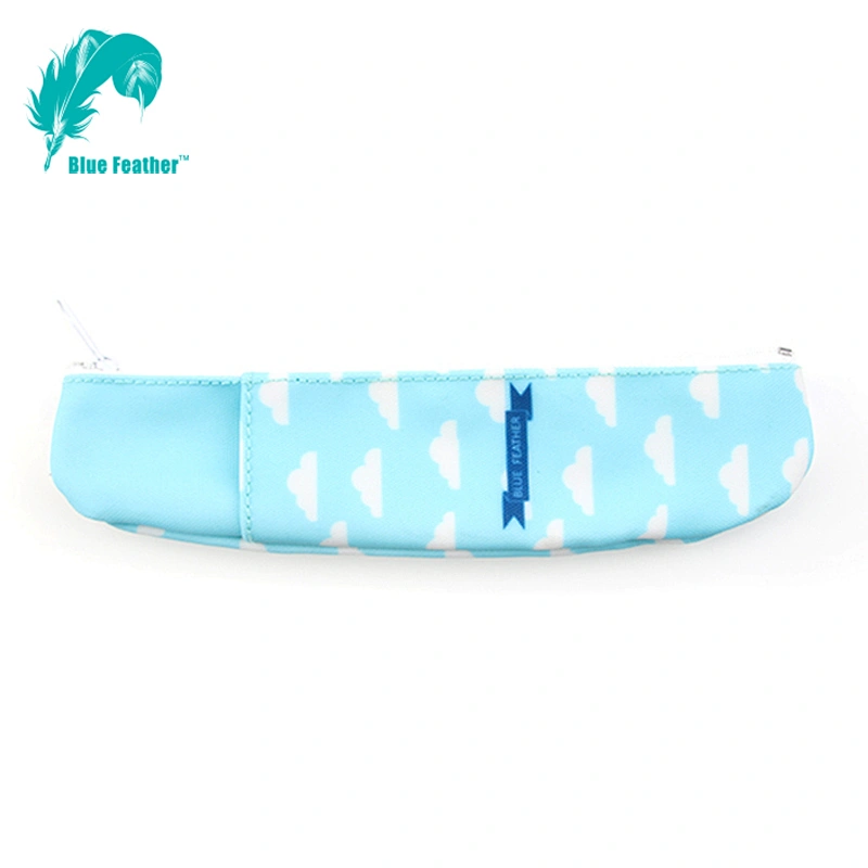 Promotional Custom Printed School Pen Bag Canvas Stationery Pencil Case