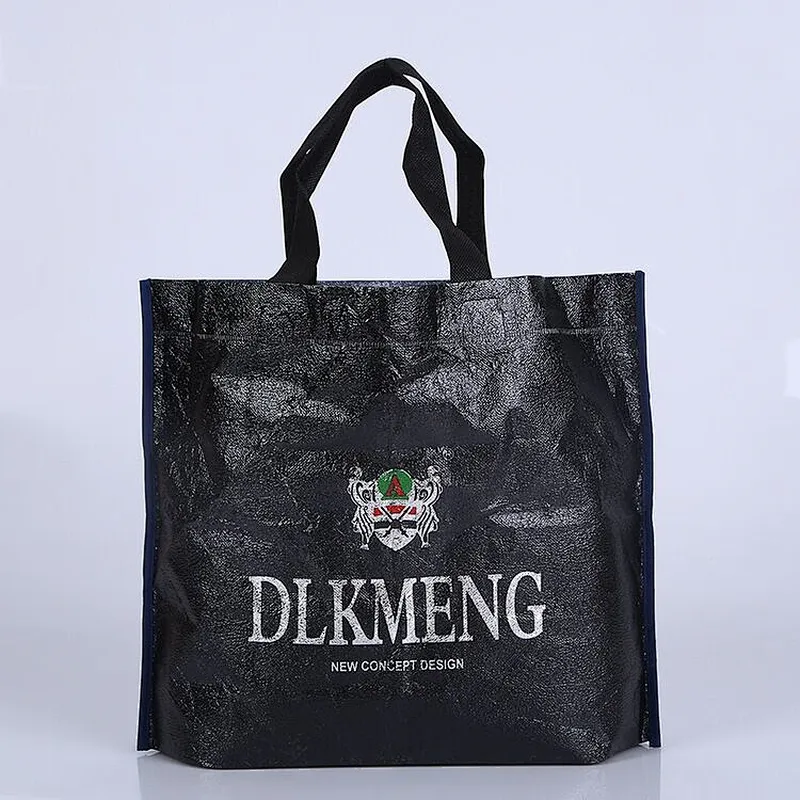 Accept custom wholesale non-woven bag belt with hand for shopping
