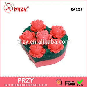 Gift soap Roses Heart Original Gift Silicone handmadesoap molds for decoration