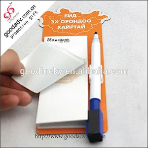 Christmas souvenir promotional gift fridge magnet note pad