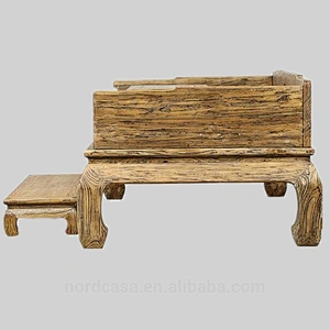 recycle elm wood chinese antique style day bed
