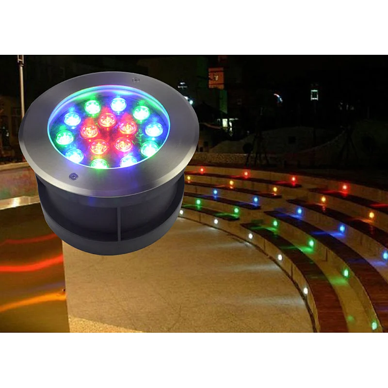 Premium IP68 Waterproof Buried Recessed LED Underground Light 18W White LED Inground Light