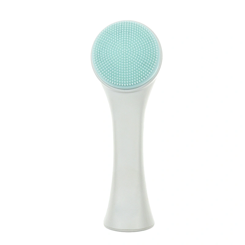 Double head makeup face cleaning tools silicone face cleanser and massager brush