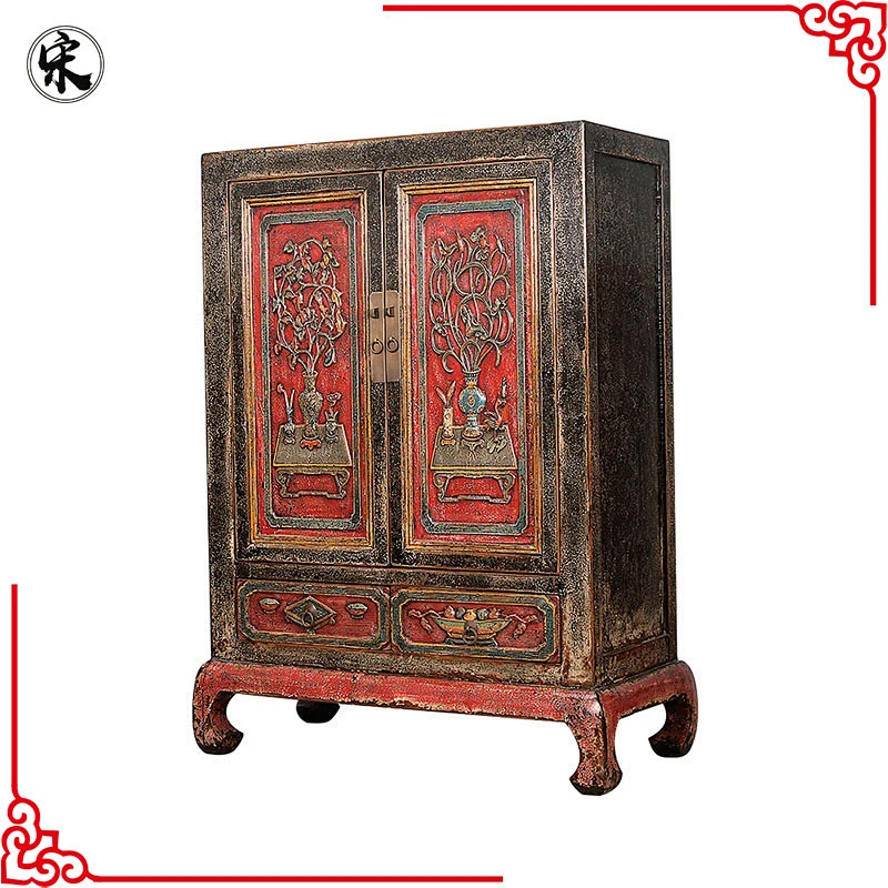chinese antique storage old furniture for stores use