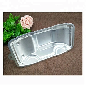 Aluminum car Fondant cake baking Tools Cartoon ice mold jelly silicone mold