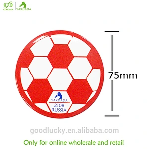 World Cup promotion advertising gifts circular 75mm Mini 5X cosmetic mirror, portable pocket mirror in stock