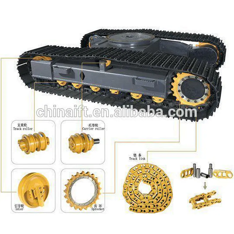 Undercarriage parts track roller for bulldozer excavator wheel loader tractor