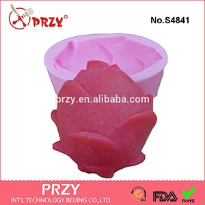 S4841 dragon fruit silicone soap mold 3D soap mould chocolate mold decorating cake tools