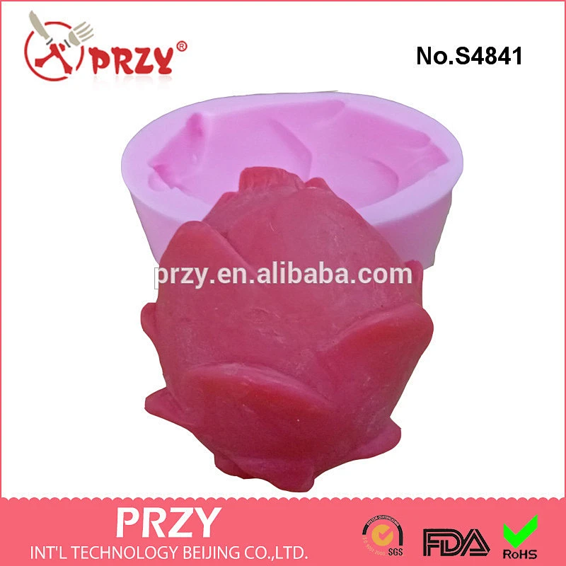 S4841 dragon fruit silicone soap mold 3D soap mould chocolate mold decorating cake tools