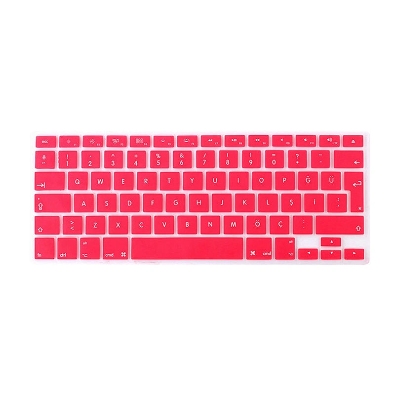 Turkish EU Keyboard skin silicone keyboard cover keyboard protective film for macbook air 13 For Macbook Air Pro Retina