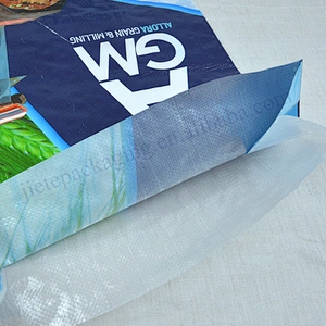 High quality pp woven printed plastic bird feed bag pigeon food bag 20kg