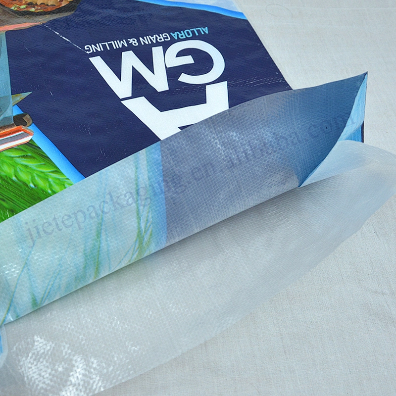 High quality pp woven printed plastic bird feed bag pigeon food bag 20kg