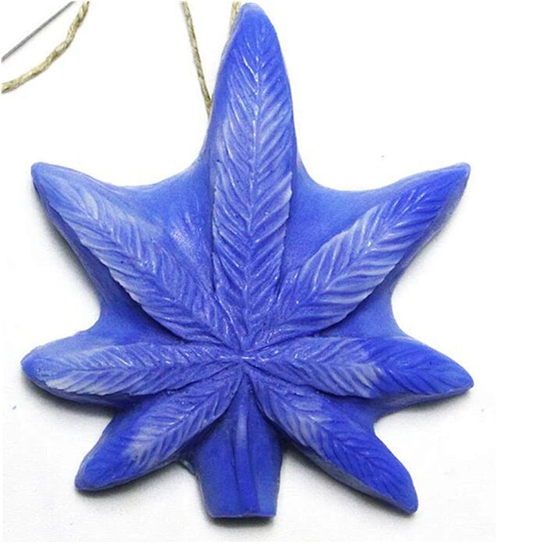 Leaf shape silicone soap molds