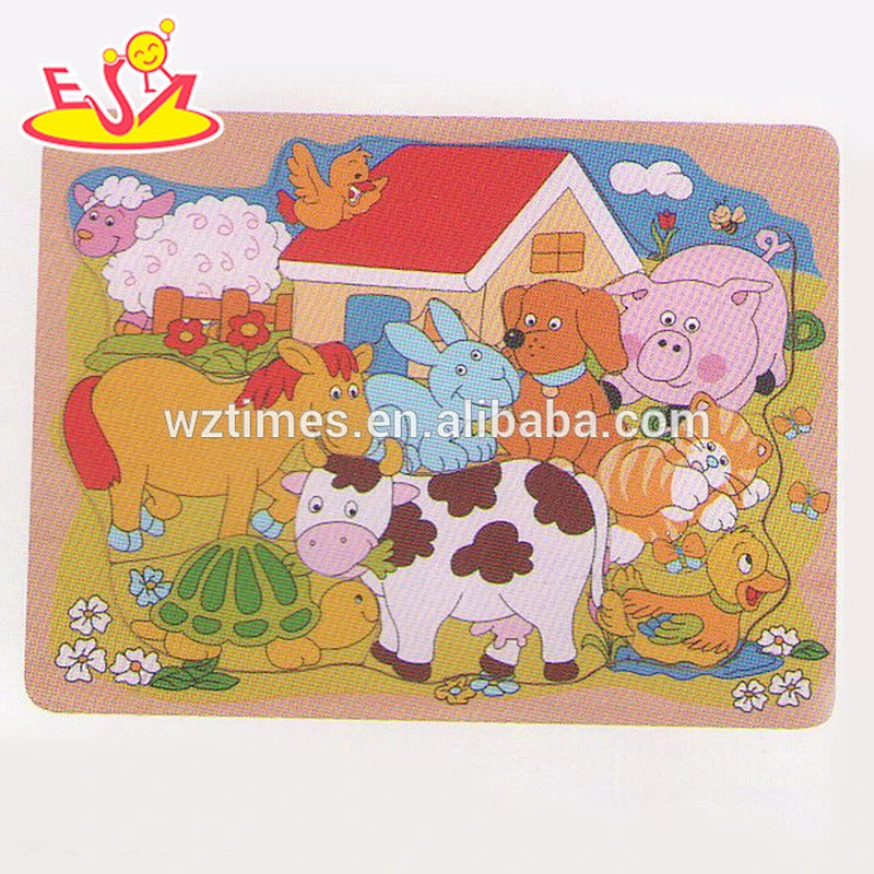 wholesale baby wooden bird puzzle funny kids wooden bird puzzle popular children wooden bird puzzle W14L013