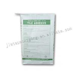 Customized multilayer kraft paper cement bag for packing 25kg mortar,lime,tile adhesive