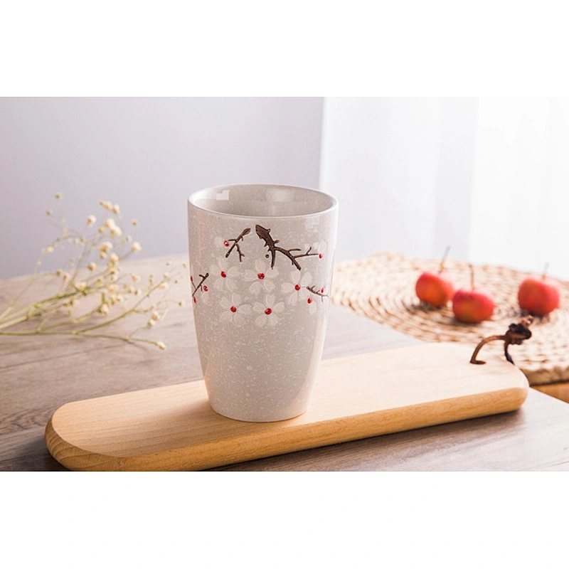 Customized Logo Ceramic Water Cup Porcelain Coffee Milk Mug Wholesale Quality Tea Cup