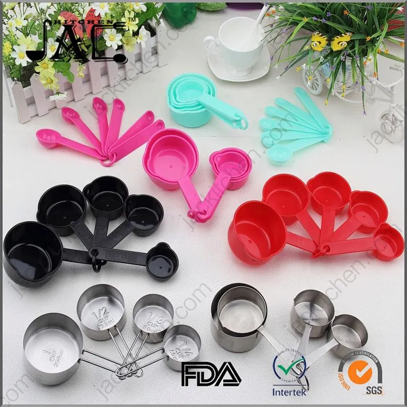 Wholesale Stainless Steel Plastic Measure Spoon