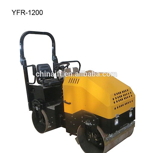 Articulated Vibratory Dual Drum Roller Used in Asphalt Compaction