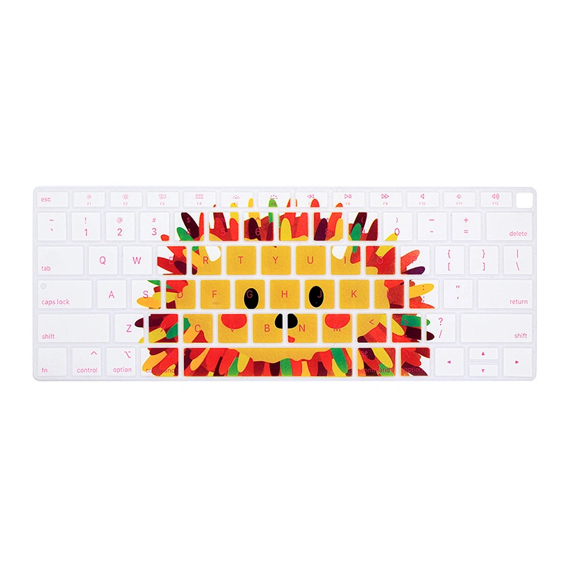 Custom Stylish Design English custom silicone keyboard cover Skin keyboard protector for MacBook Air 13 inch 2018 A1932
