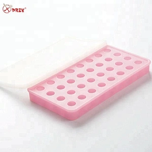 32Cavities Silicone ice Tray with lid molds spherical Ice box epoxy mold ice beads Silicone mould