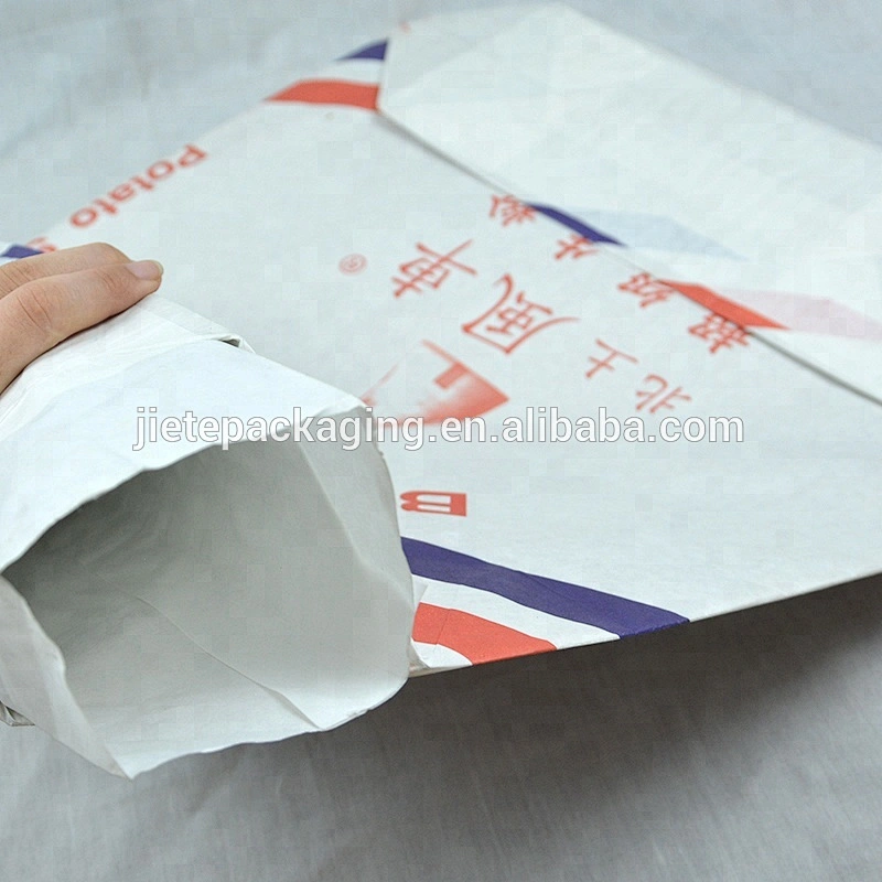 Customized design printing 50kg laminated white pp woven flour packaging bag export Afghan