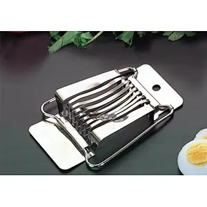 Kitchen Cooking Tools Portable Stainless Steel Egg Tool Maker Cutter Egg Slicer