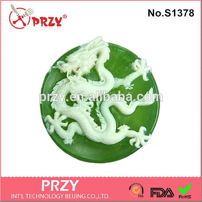 handmade china dragon soap mold