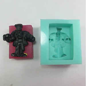 QT0008 Halloween mold terror Hulk Silicone Soap Mold PRZY
