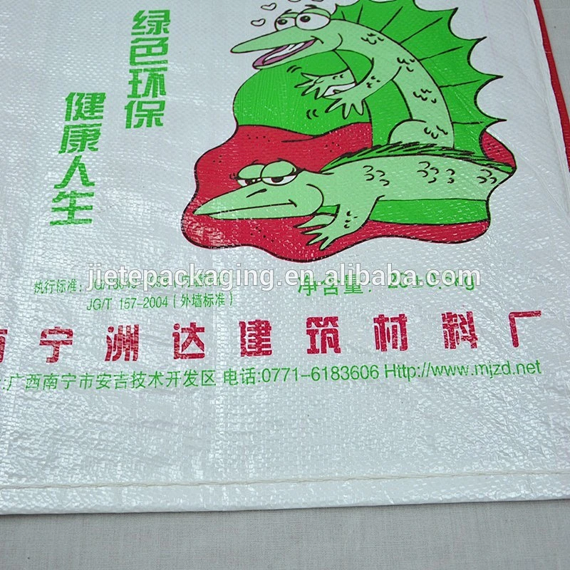 Cheap pp woven inner build putty powder packing bag 20kg