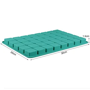 40cavities square molds for soap making mould chocolate ice silica mold cake baking Mold
