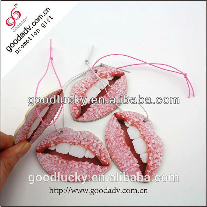 advertising promotional air freshener for car