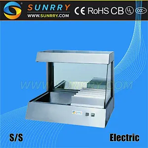 Stainless steel counter top chips worker with 720 watt hot food display for chips (SUNRRY SY-CW80T)
