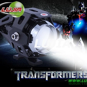 Motorcycle motorbike LED headlight U5 10W with high/low beam Flash