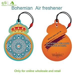 Colorful deodorant paper, vanilla lavender, many flavors, cheap and high-quality car air fresheners in stock.