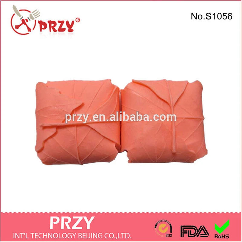 leaf shaped silicone 3d cake molds