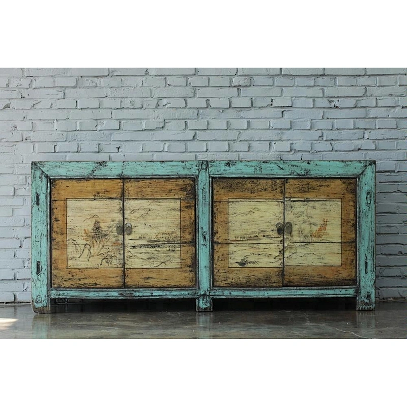 chinese old antique lacquered storage reclaimed sideboard furniture