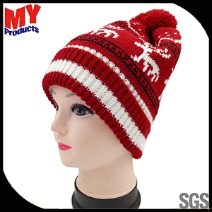 Wholesale Fashion Animal Winter Warm Kids Free Knitted Beanie Hat Pattern