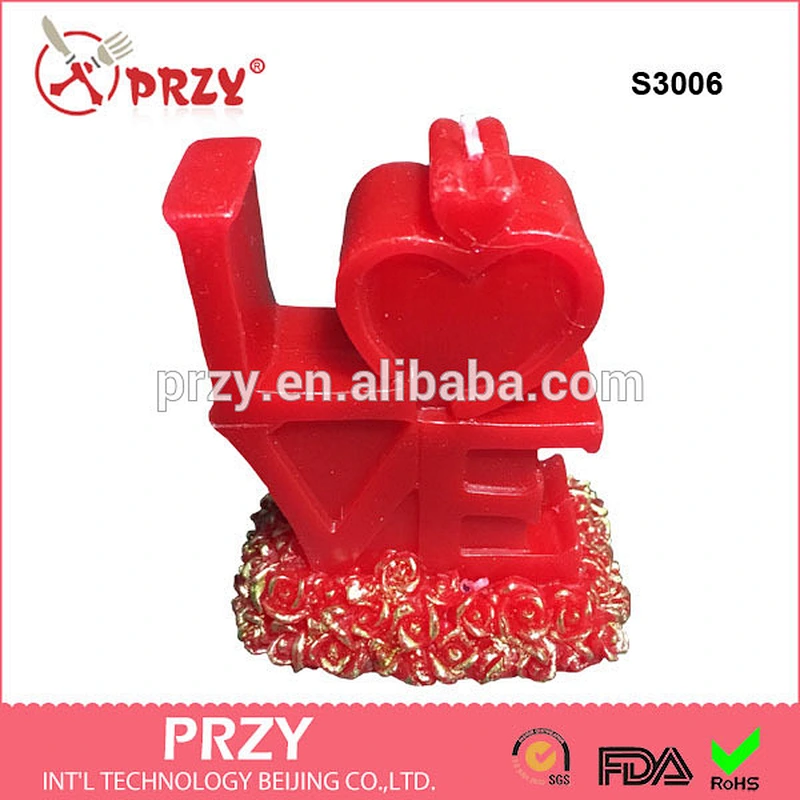 S3006 new design tasty top cake silicone mold Love shape cake mold