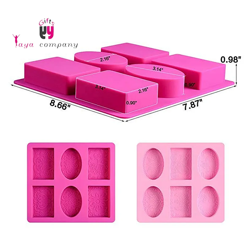 FDA Silicone soap molds ice cube and cake molds with Egg shape