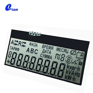 Customized Russian electricity meter LCD indicator segment LCD display